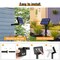 4 Pack Solar String Lights Outdoor - 320LED 132FT Halloween Solar Fairy Lights Outside Waterproof, 8 Modes Purple Solar Powered Twinkle Lighting Decorations for Tree Garden Yard Spooky Patio Party